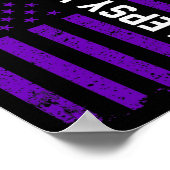 Epilepsy Awareness Epileptic Warrior Survivor 7  ポスター (角)