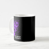 Epilepsy Awareness For Women コーヒーマグカップ (正面左)