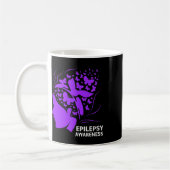 Epilepsy Awareness For Women コーヒーマグカップ (左)