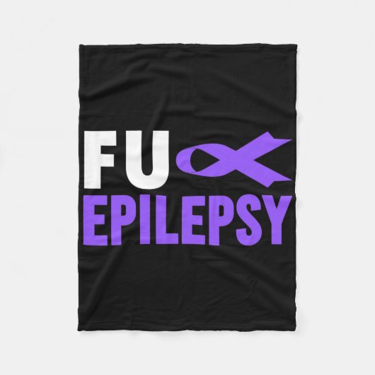 Epilepsy Awareness - Fu Epilepsy Awareness Epileps フリースブランケット (正面)