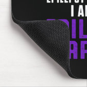 Epilepsy Awareness Fun Healthcare Epileptic Warrio マウスパッド (コーナー)