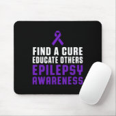 Epilepsy Awareness Fun Healthy Epileptic Warrior S マウスパッド (マウス)