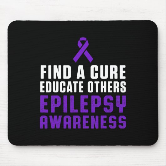 Epilepsy Awareness Fun Healthy Epileptic Warrior S マウスパッド (正面)