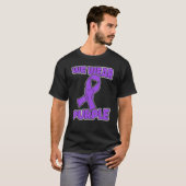 Epilepsy Awareness Great Purple Ribbon  Epilepsy A Tシャツ (正面フル)