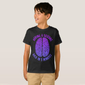 Epilepsy Awareness Having Seizure Epileptic Warrio Tシャツ (正面フル)