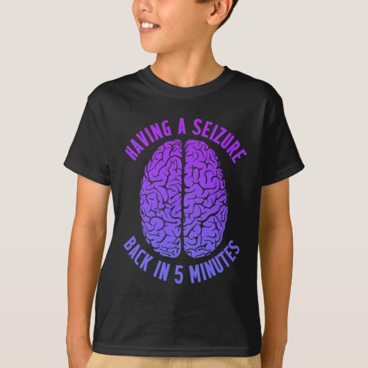 Epilepsy Awareness Having Seizure Epileptic Warrio Tシャツ (正面)