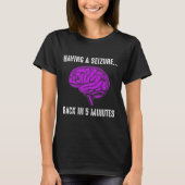 Epilepsy Awareness Having Seizure Epileptic Warrio Tシャツ (正面)
