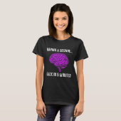 Epilepsy Awareness Having Seizure Epileptic Warrio Tシャツ (正面フル)