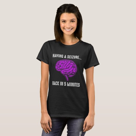 Epilepsy Awareness Having Seizure Epileptic Warrio Tシャツ (正面フル)