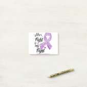 Epilepsy Awareness Her Fight is my Fight ポストイット (デスク上)