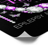 Epilepsy Awareness In November We Wear Purple Butt ポスター (角)