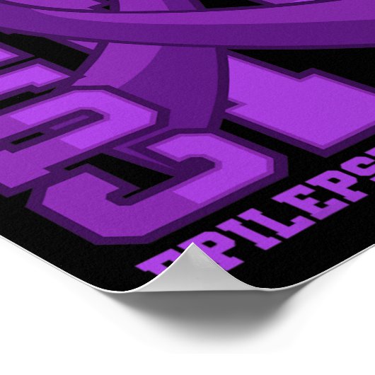 Epilepsy Awareness Just Cure It  ポスター (角)