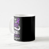 Epilepsy Awareness - Love Son Mom Dad Daughter Tee コーヒーマグカップ (正面左)