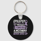 Epilepsy Awareness Mom Doesn't Come With A Manual キーホルダー (正面)