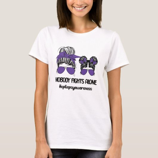 Epilepsy Awareness Month | Epilepsy Warrior Family Tシャツ (正面)