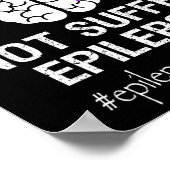 Epilepsy Awareness Month I Choose To Byttle Purple ポスター (角)