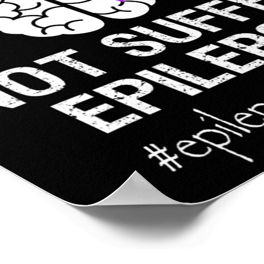 Epilepsy Awareness Month I Choose To Byttle Purple ポスター (角)