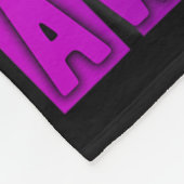 Epilepsy Awareness Month In November We Wear Purpl フリースブランケット (角)