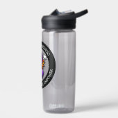 Epilepsy Awareness | Purple Awareness Ribbon ウォーターボトル (左面)