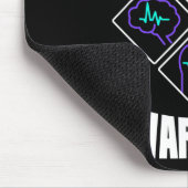 Epilepsy Awareness Specialize Epileptic Warrior Su マウスパッド (コーナー)