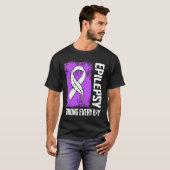 Epilepsy Awareness Strong Every Day Tシャツ (正面フル)