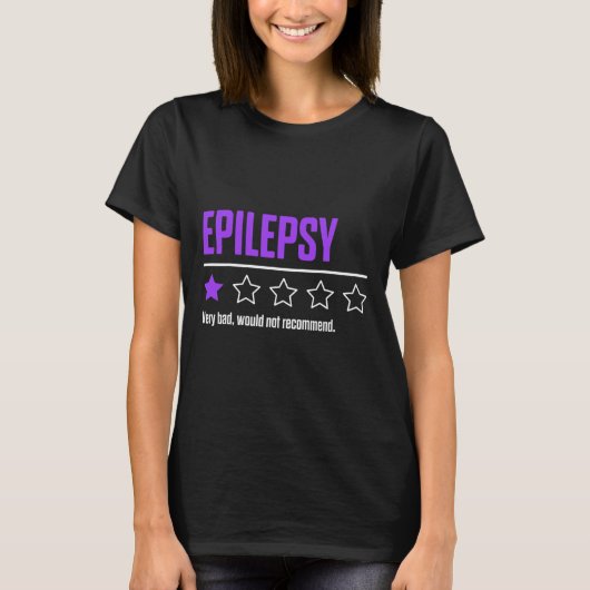Epilepsy Awareness Succeed Epileptic Warrior Survi Tシャツ (正面)