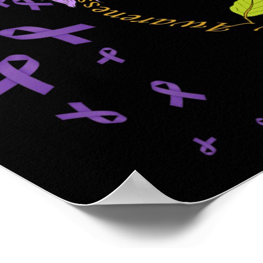 Epilepsy Awareness Sunflower  ポスター (角)