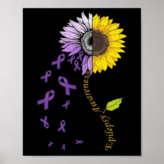 Epilepsy Awareness Sunflower  ポスター (正面)