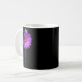 Epilepsy Awareness Sunflower Ribbon Gift  コーヒーマグカップ (正面左)