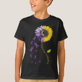 Epilepsy Awareness Sunflower  Tシャツ (正面)