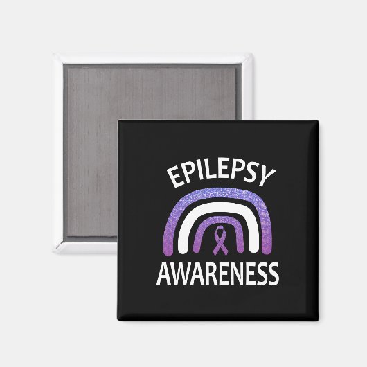 Epilepsy Awareness Survivor And Warrior Support  マグネット (正面/裏面)