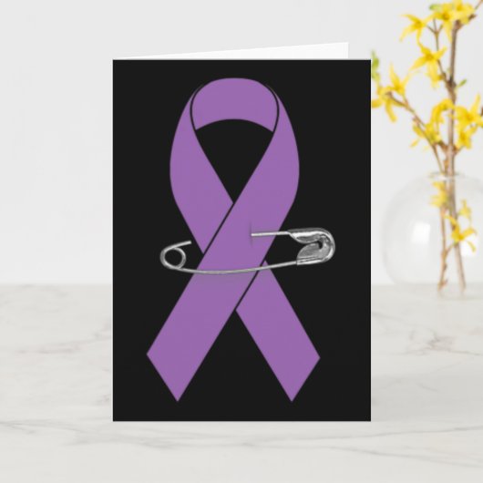 Epilepsy Awareness Walk Supporter Ribbon  カード (黄色い花)
