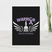 Epilepsy Awareness Warrior Ribbon カード (正面)