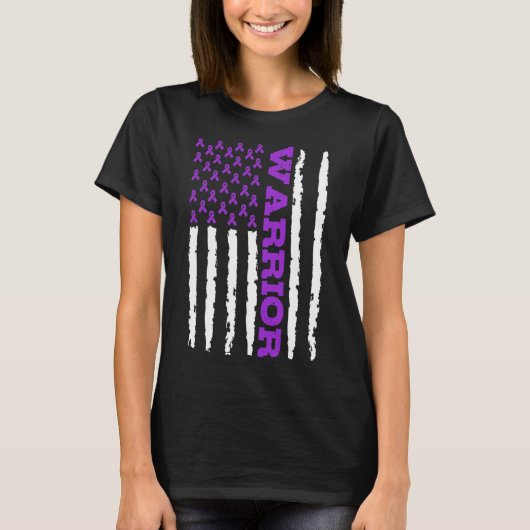 Epilepsy Awareness Warrior  Tシャツ (正面)