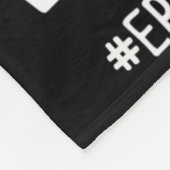 Epilepsy Awareness Write It Epileptic Warrior Surv フリースブランケット (角)