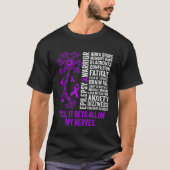 Epilepsy Warrior Epilepsy Awareness It Gets All on Tシャツ (正面)