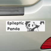 Epilepticパンダ バンパーステッカー (車上)