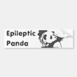 Epilepticパンダ バンパーステッカー