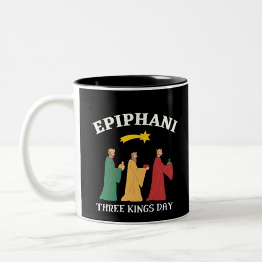 Epiphani Three Kings Day ツートーンマグカップ (左)