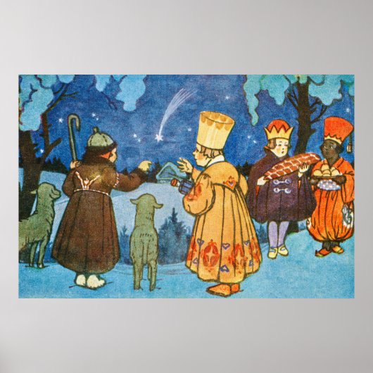 Epiphany Three Kings from the East by Zdenek Guth  ポスター (正面)