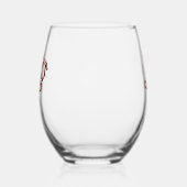 ©︎epi's atelier Logo Wine Glass ステムなしワイングラス (左)