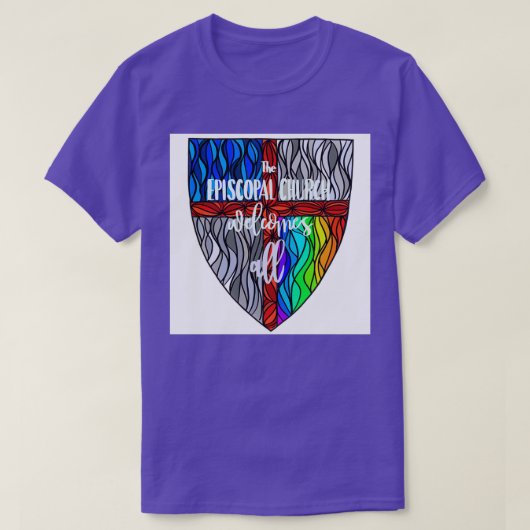 Episcopal Shield Pride 3 Long Tシャツ (デザイン正面)