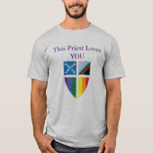 Episcopal This Priest Loves You Tシャツ (正面)