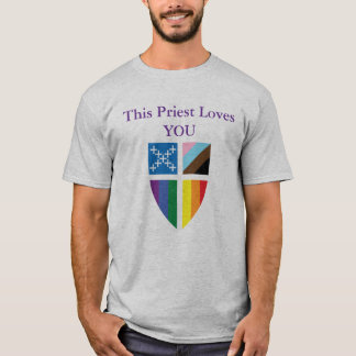 Episcopal This Priest Loves You Tシャツ