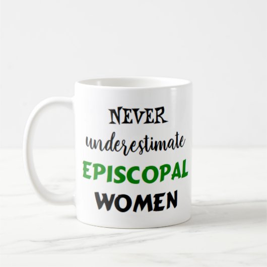 episcopal women コーヒーマグカップ (左)