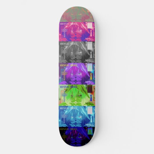 Episode6 9's planet / 7color スケートボード (正面)