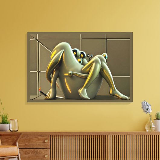 Epitome of Hyperbole キャンバスプリント (インサイチュ (リビング))