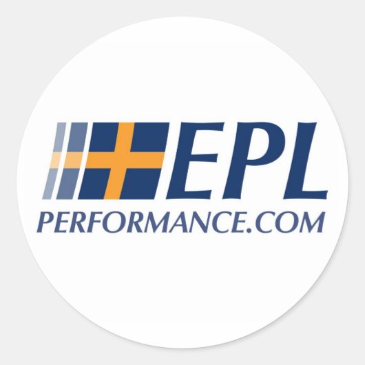 EPLPerformanceステッカー ラウンドシール (正面)