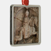 EponaのGaulish女神を表すレリーフ、浮き彫り メタルオーナメント (右)