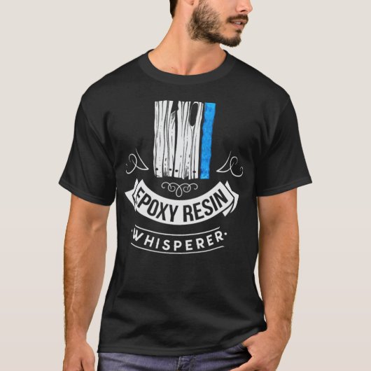 Epoy Resin Whisperer River Table Art birthday boy Tシャツ (正面)